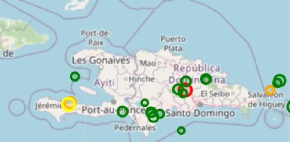 Temblor de 4.0 grados en Bonao