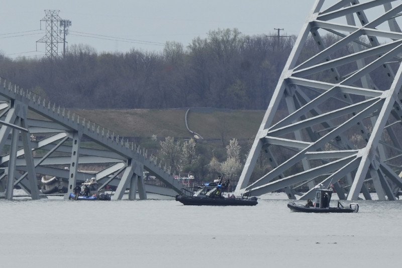 Dice el FBI que no hay indicios de terrorismo en derrumbe del puente de Baltimore