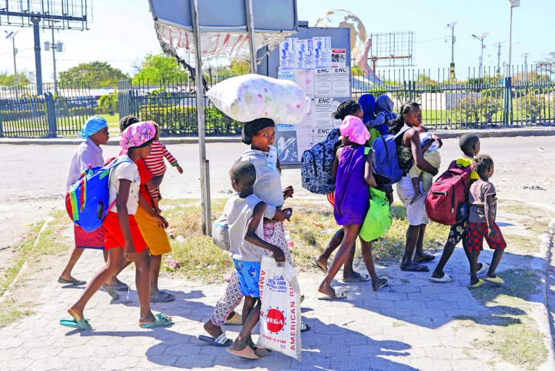 Gente que han dejado a Puerto Príncipe, más de 116,000