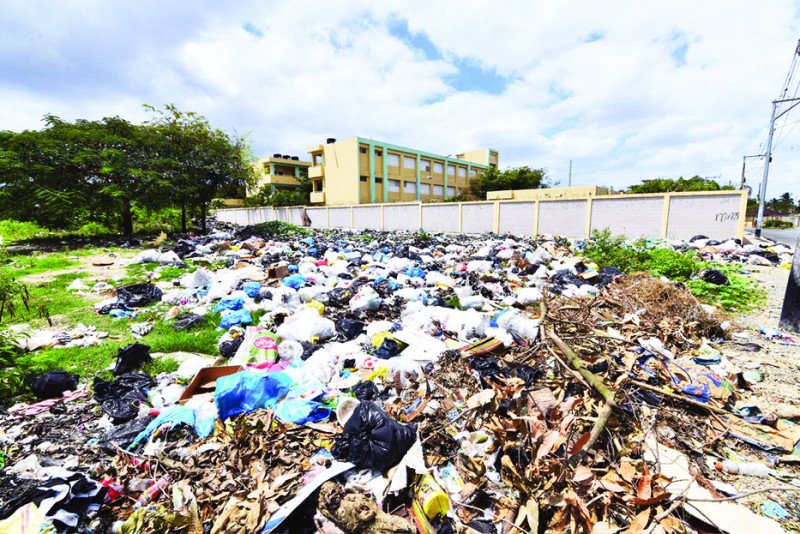 Boca Chica sumergida en la basura