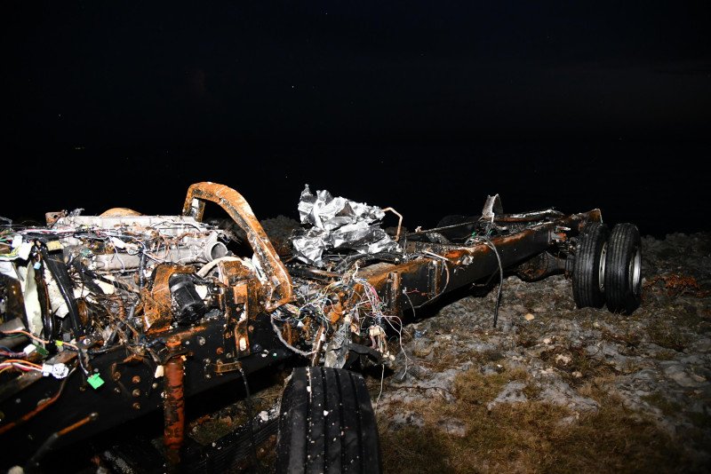 Camión sacado del mar coincide con matrícula del que manejaba Juan José Valerio Hernández