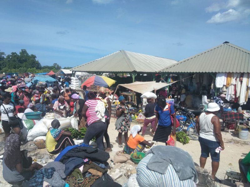 Fluido intercambio entre vendedores y compradores del mercado binacional Dominico-haitiano