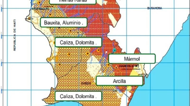 Estados Unidos en la exploración de tierras raras en Pedernales