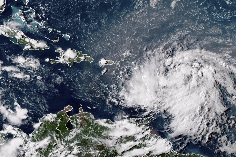 Tormenta gana fuerza rumbo a Puerto Rico