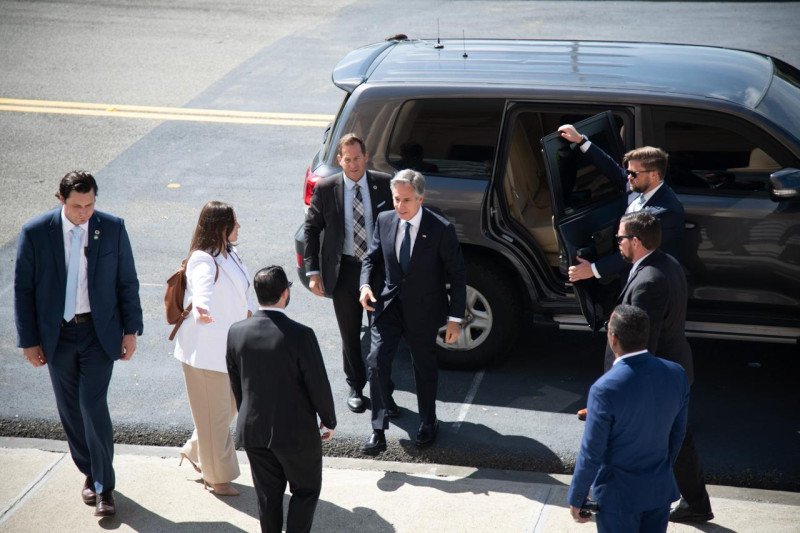 Blinken ya fue al Palacio Nacional para reunirse con Luis Abinader