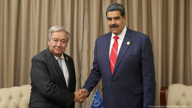 Guterres preocupado por la violencia postelectoral, le dice a Maduro