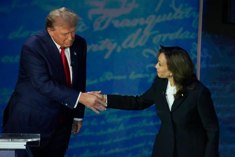 Kamala Harris muestra firmeza en debate con Donald Trump