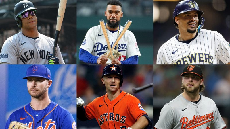 Los mejores agentes libres MLB para 2025