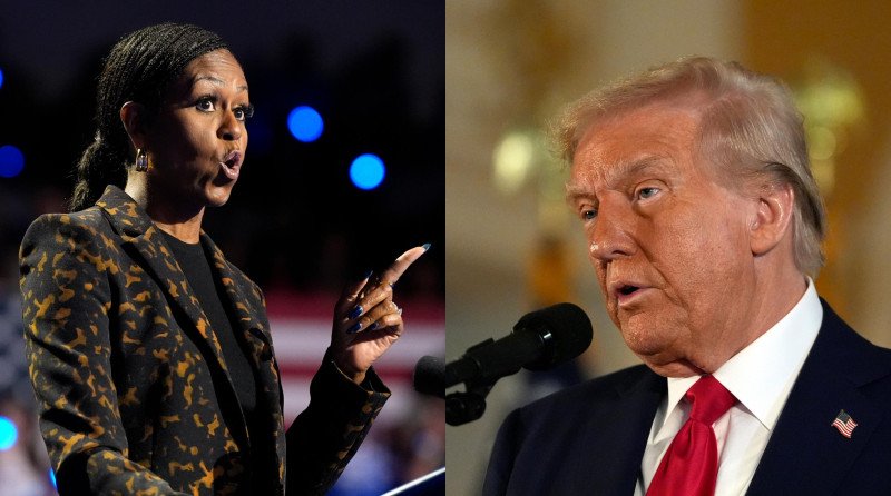 Donald Trump responde a Michelle Obama tras críticas a su estado mental