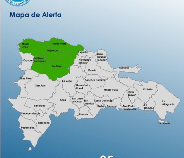 Alerta para cinco provincias por tormenta tropical Oscar