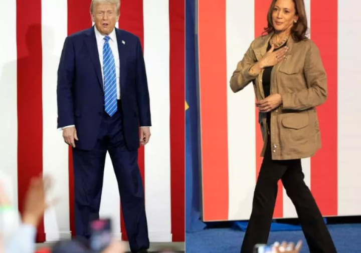 Kamala y Trump están codo con codo en las encuestas