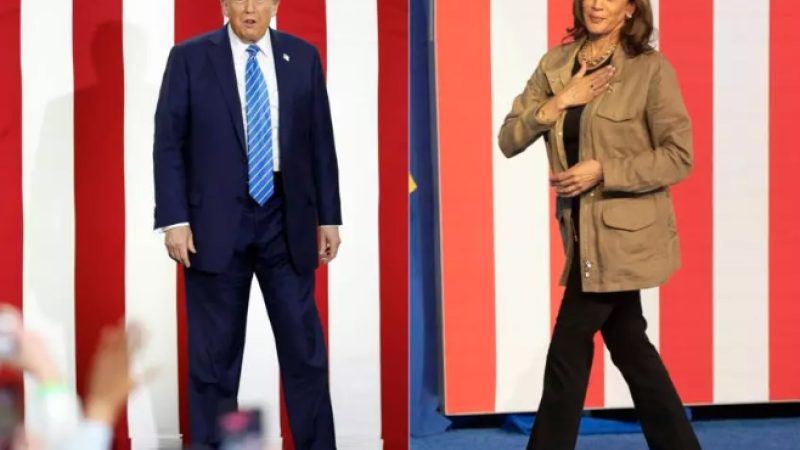 Kamala y Trump están codo con codo en las encuestas