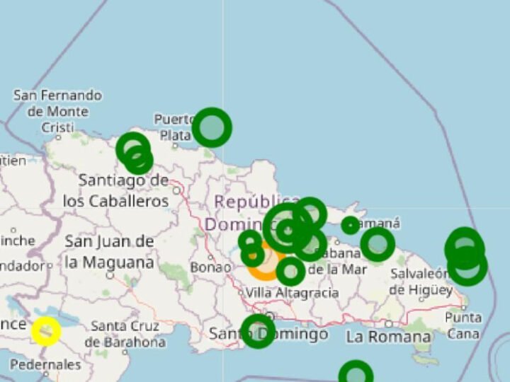 República Dominicana siente en las últimas 48 horas más de 22 sismos