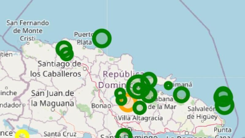 República Dominicana siente en las últimas 48 horas más de 22 sismos