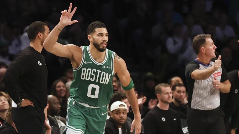 La obsesión por los triples en la NBA crece, con los Celtics al frente