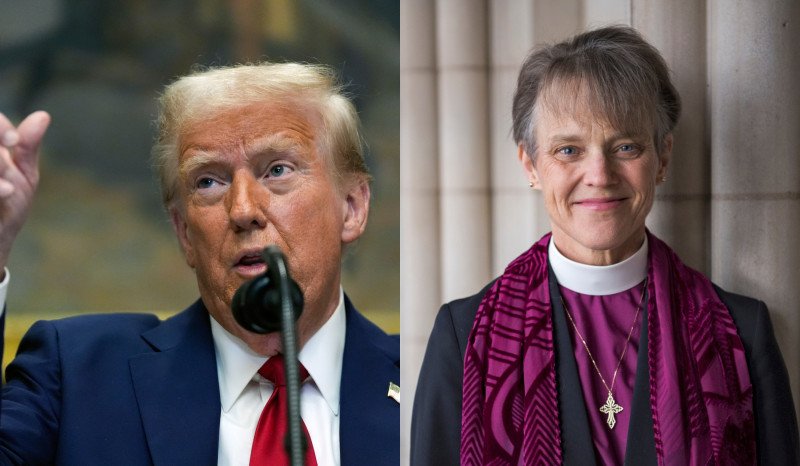 Obispa le responde a Donald Trump tras calificarla de «desagradable»