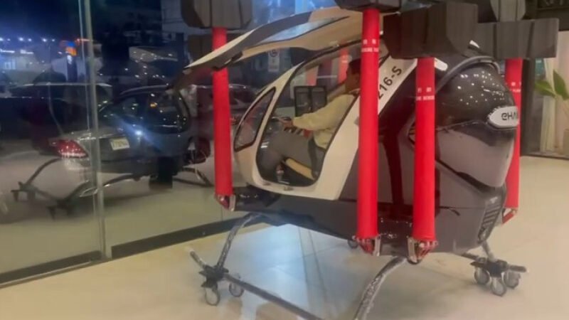 El primer taxi aéreo estará en exhibición mientras capacitan pilotos dominicanos