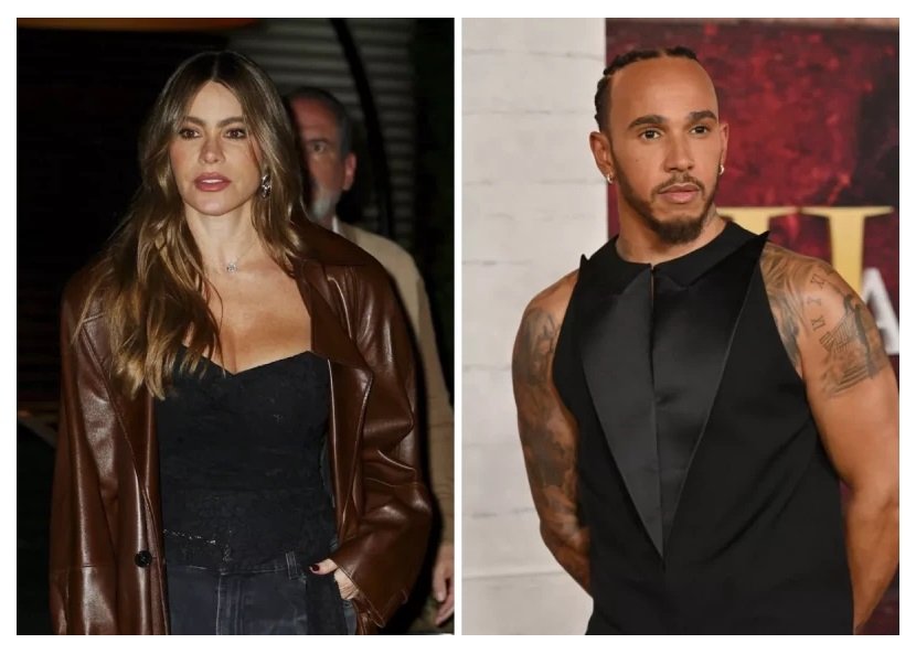 Romance entre Sofía Vergara y Lewis Hamilton
