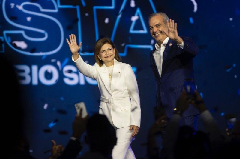Agenda de Abinader y Raquel Peña este domingo