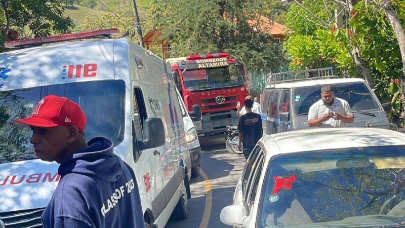 Resultan heridas 6 personas en accidente de tránsito de Puerto Plata