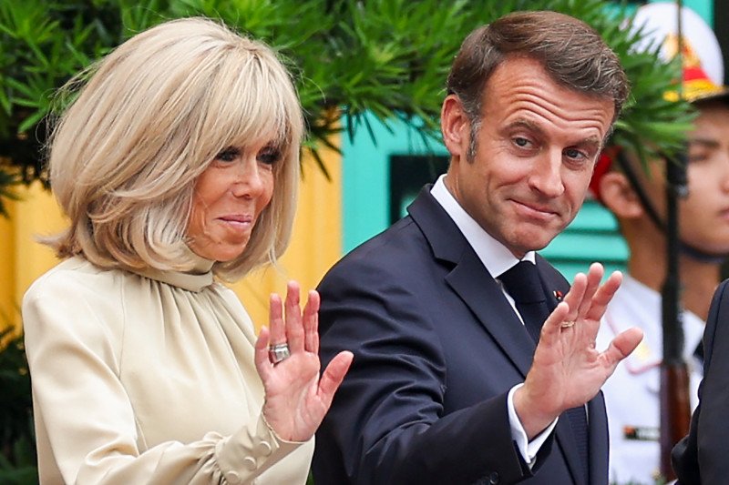 Brigitte y Macron, una historia de amor marcada por la diferencia de 25 años