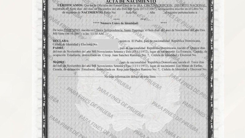 Las actas del estado civil cambiarán a partir de este martes