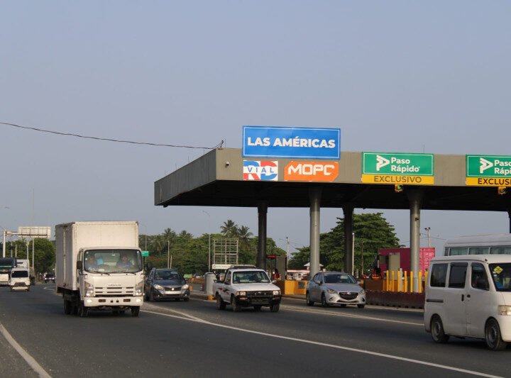 Punto crítico en el peaje Las Américas