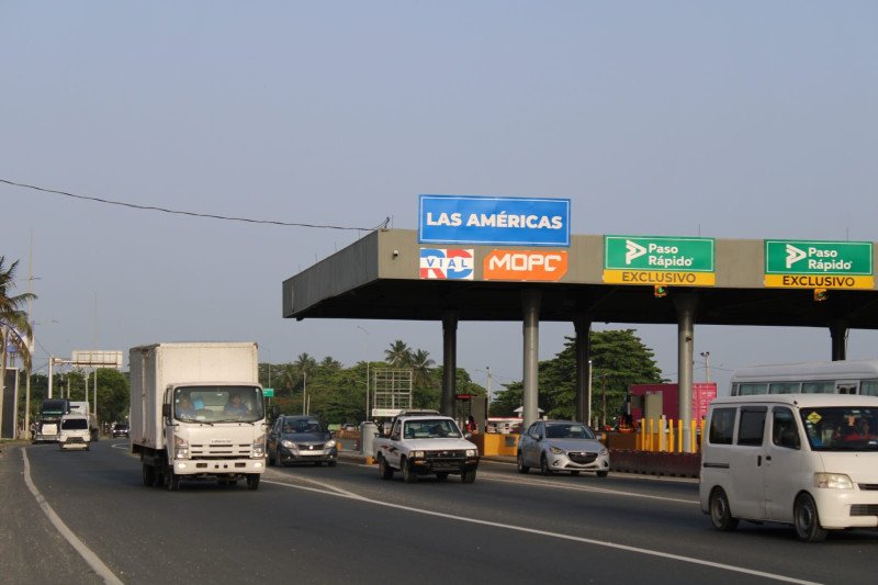 Punto crítico en el peaje Las Américas