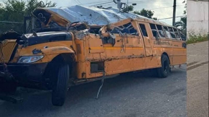 Sin frenos, causa  del accidente en la carretera Moca-San Víctor