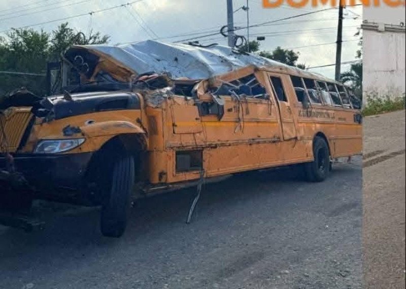 Sin frenos, causa  del accidente en la carretera Moca-San Víctor