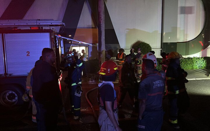 Los causantes del conato de incendio en Plaza Duarte