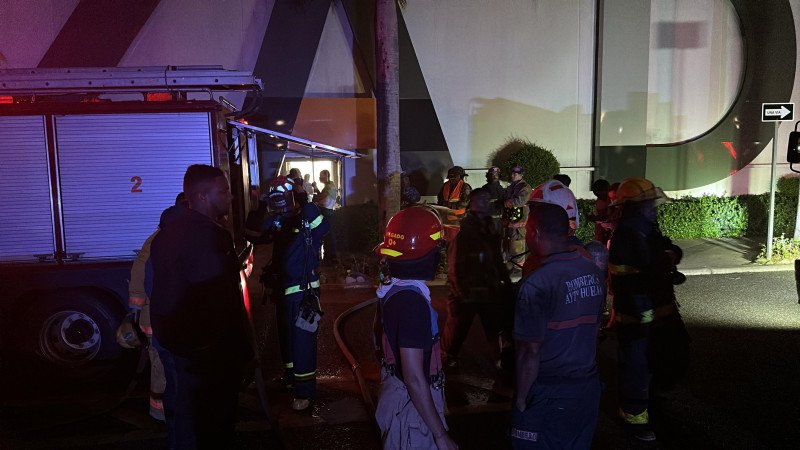Los causantes del conato de incendio en Plaza Duarte