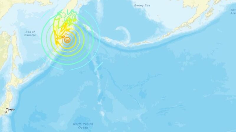 Terremoto de magnitud 6.2 sacude la península rusa de Kamchatka
