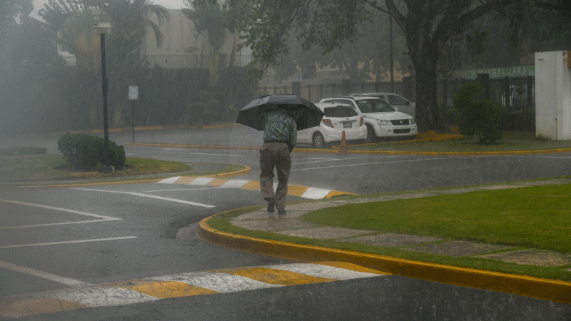 Lluvias este miércoles por vaguada con temperaturas calurosas