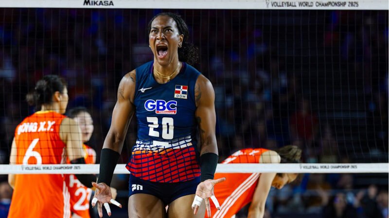 Dominicana se enfrenta a Brasil después de perder ante China en Mundial de Voleibol