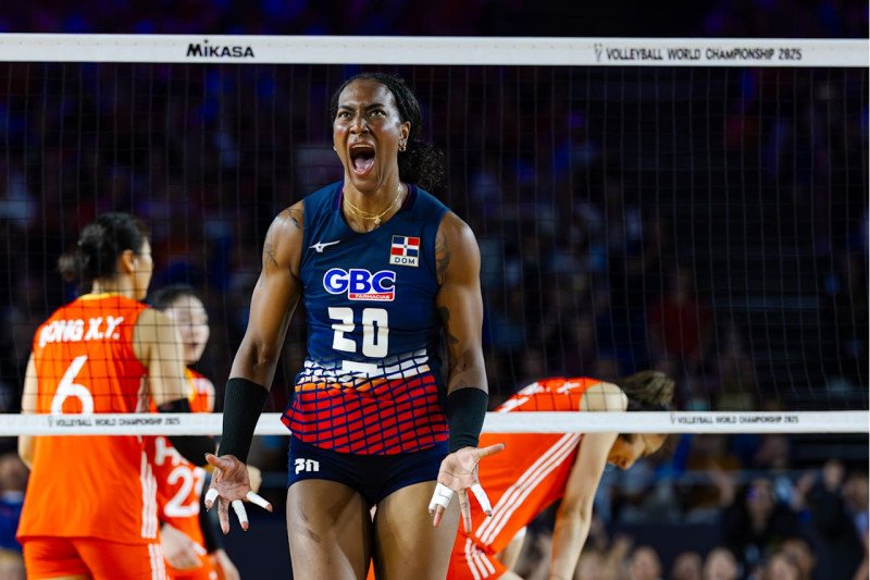 Dominicana se enfrenta a Brasil después de perder ante China en Mundial de Voleibol
