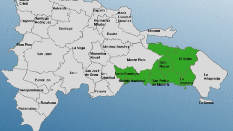 Seis provincias en alerta por onda tropical