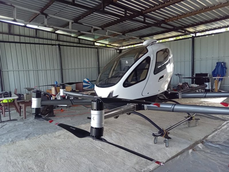 Turismo tendrá el primer taxi volador sin piloto en RD