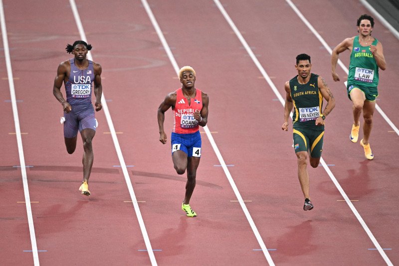 Alexander Ogando gana y avanza a las semifinales del Mundial de Atletismo