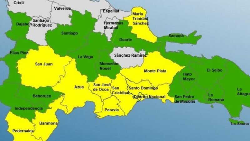25 provincias en alerta por incidencia indirecta del potencial ciclón #9