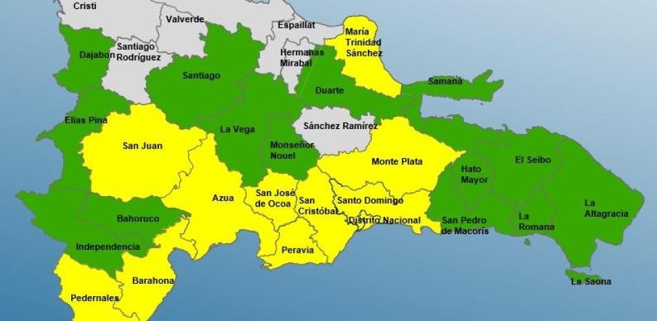 25 provincias en alerta por incidencia indirecta del potencial ciclón #9