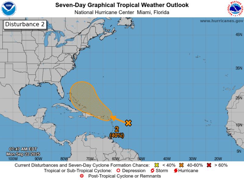 Indomet advierte lluvias y tormentas este lunes por vaguada; mantienen alertas en varias provincias