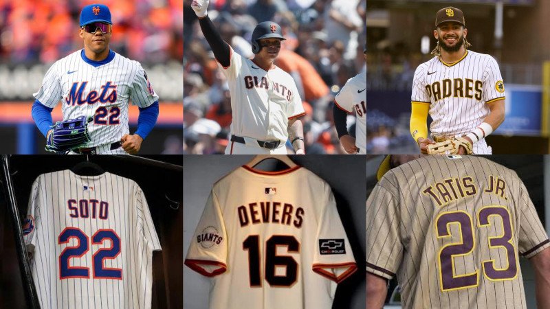 Dominicanos tienen 6 de las 20 camisetas más vendidas en 2025 de Grandes Ligas