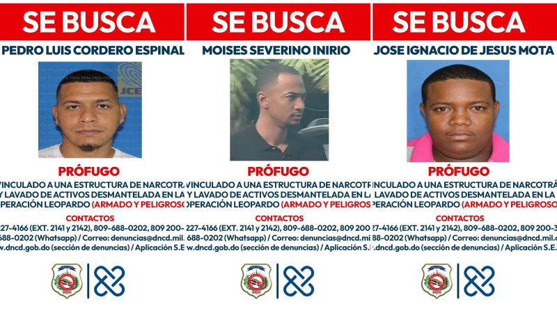 Un año de prisión preventiva para tres personas arrestadas durante la Operación Leopardo