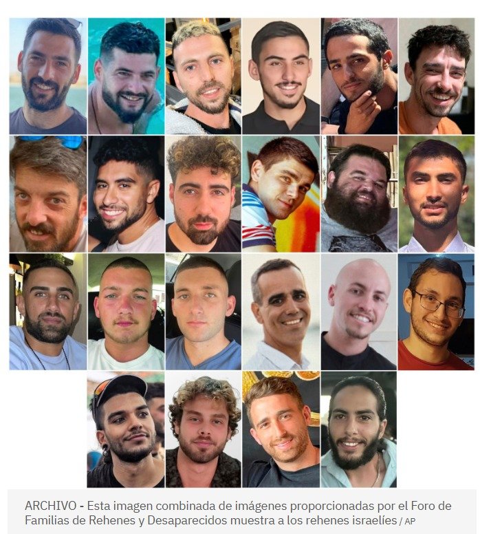 Los 20 rehenes israelíes liberados en Gaza