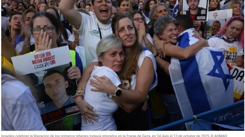 Con alegría y congoja reciben en Israel a los últimos secuestrados vivos