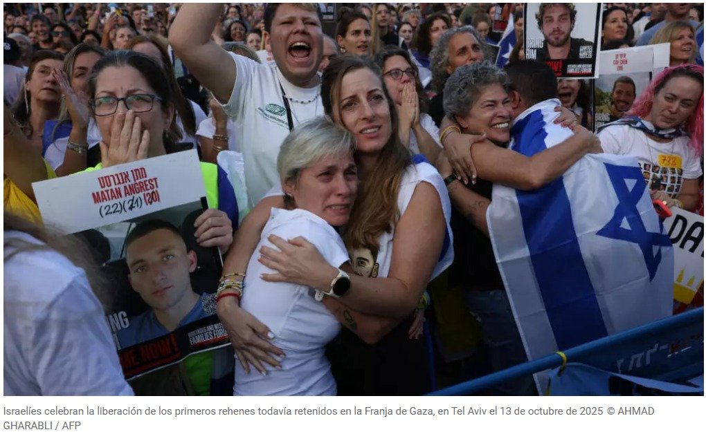 Con alegría y congoja reciben en Israel a los últimos secuestrados vivos