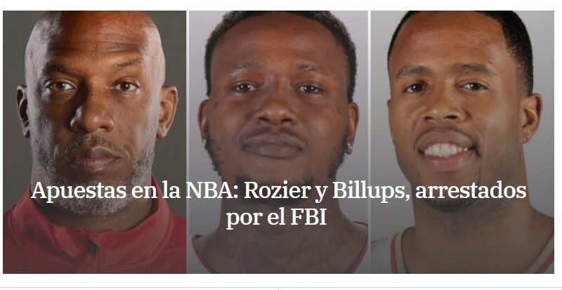 Billups y Rozier dos de las seis personas arrestadas en relación con la investigación