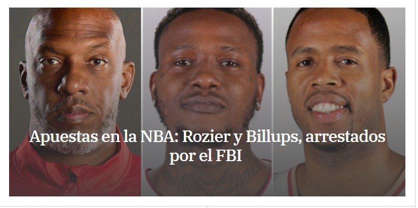 Billups y Rozier dos de las seis personas arrestadas en relación con la investigación
