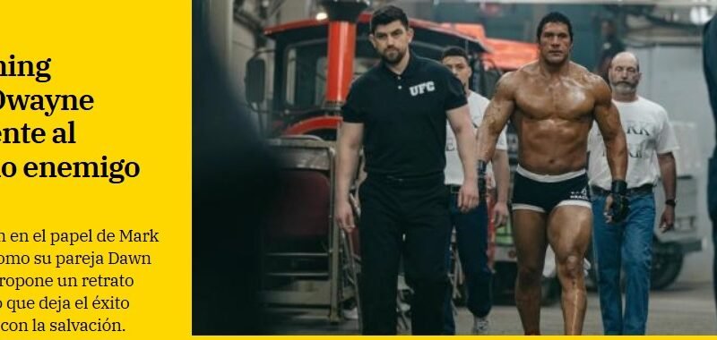 El actor Dwayne Jonson «La Roca» interpreta al luchador que dio vida en la película y que existe en la vida real, Mark Karr